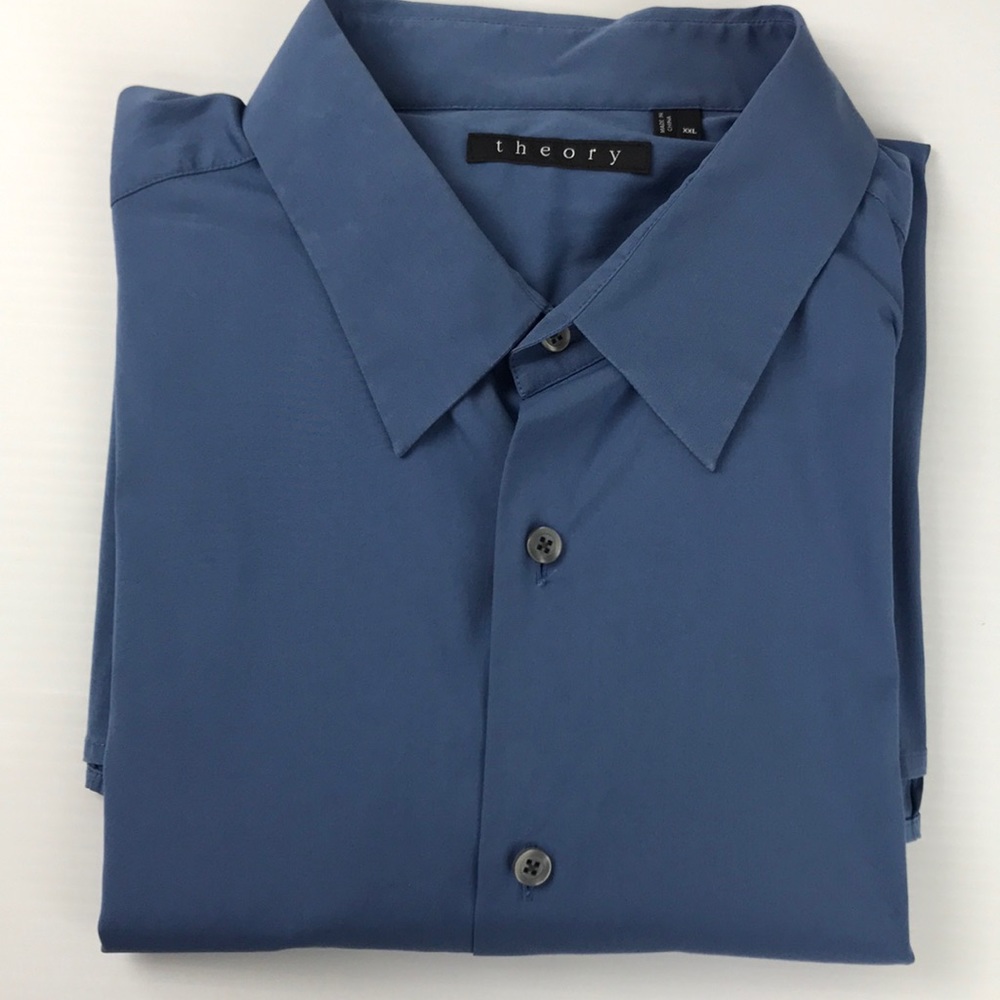 Theory Men Long Sleeve Dress shirt XXL
